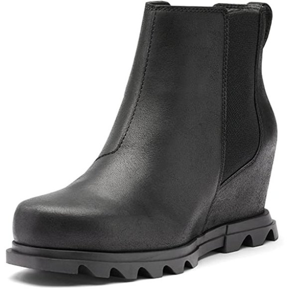 Sorel Shoes - Women's Size 9 Sorel Joan Of Arctic Wedge III Chelsea Boot - Waterproof - Black